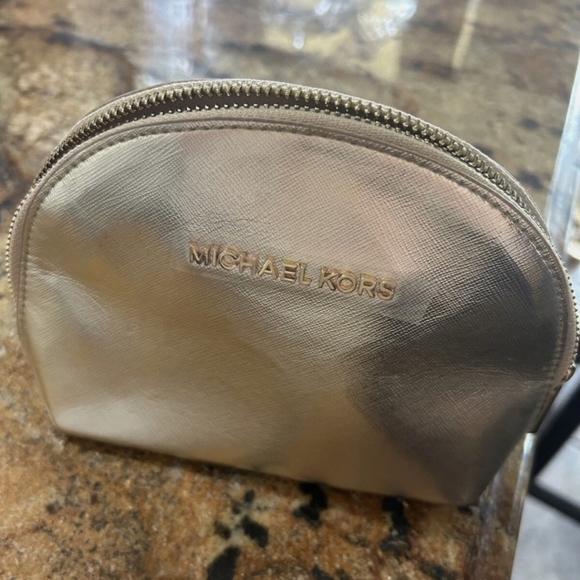 Michael Kors Gold Cosmetic Bag - Picture 7 of 9